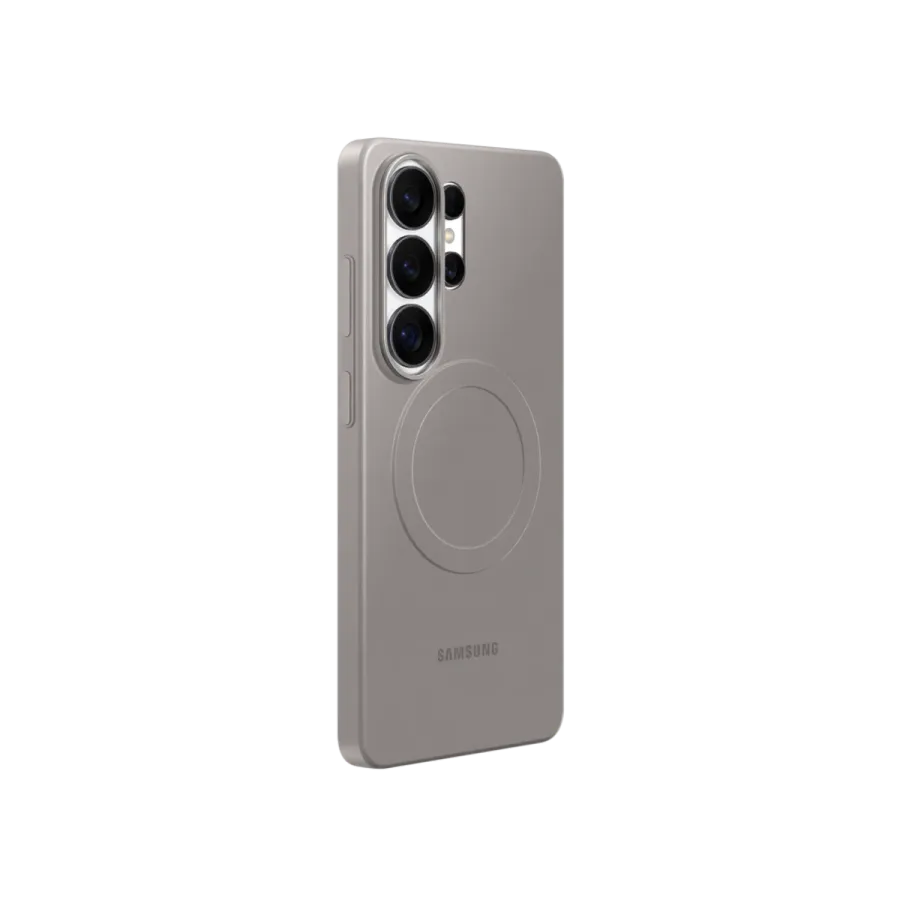 Samsung Glxy S26+ Silkon Klıf Gri Telefon Kılıfı
