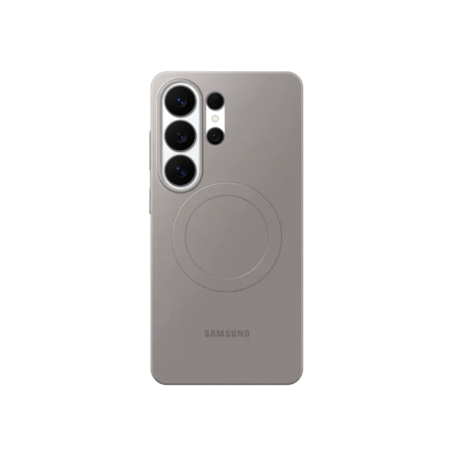 Samsung Glxy S26+ Silkon Klıf Gri Telefon Kılıfı
