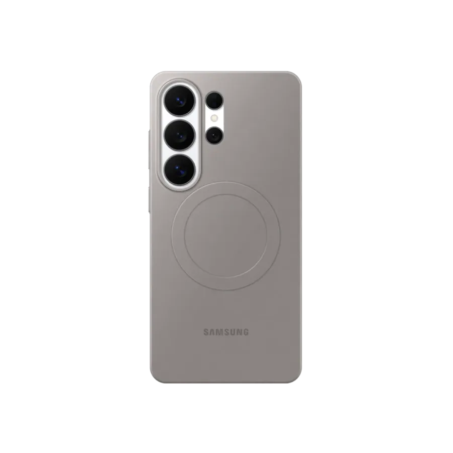 Samsung Glxy S26+ Silkon Klıf Gri Telefon Kılıfı