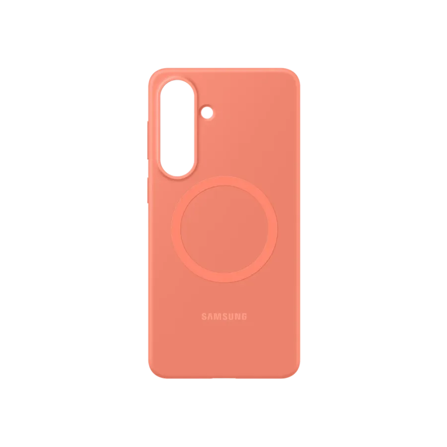 Samsung Glxy S26+ Silkon Klıf Mercan Telefon Kılıfı