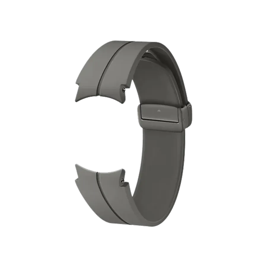 Samsung Watch 4 & 5 D-Buckle Kordon Gri Saat ve Bileklik Aksesuarı