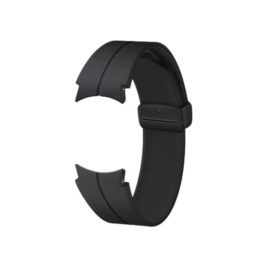 Samsung Watch 4& 5 D-Buckle Kordon Siyah Saat ve Bileklik Aksesuarı