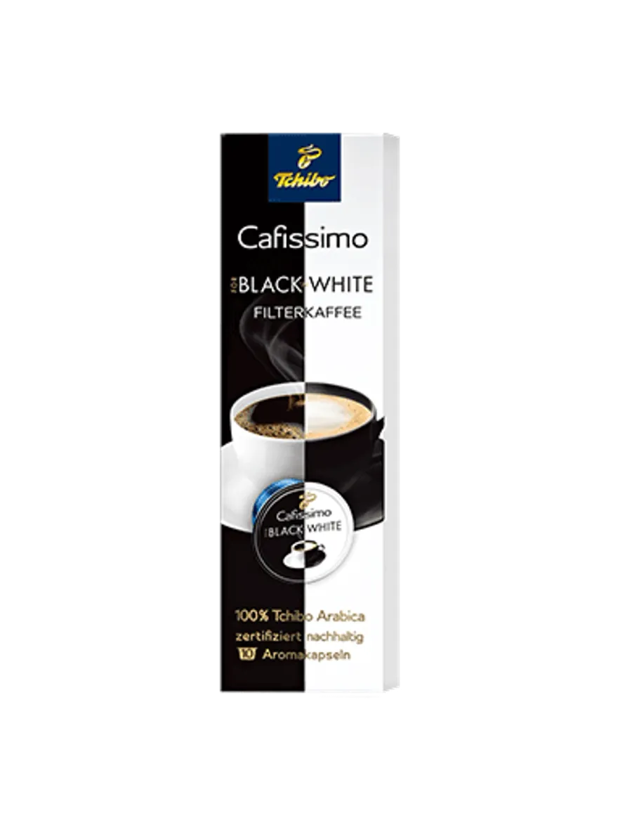 Tchibo Black'N White (10 Kapsül) Kahve Kapsülü