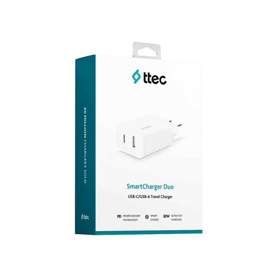 Ttec 2SCS24B SmartCharger Duo PD 32W USB Cep Telefonu Aksesuar