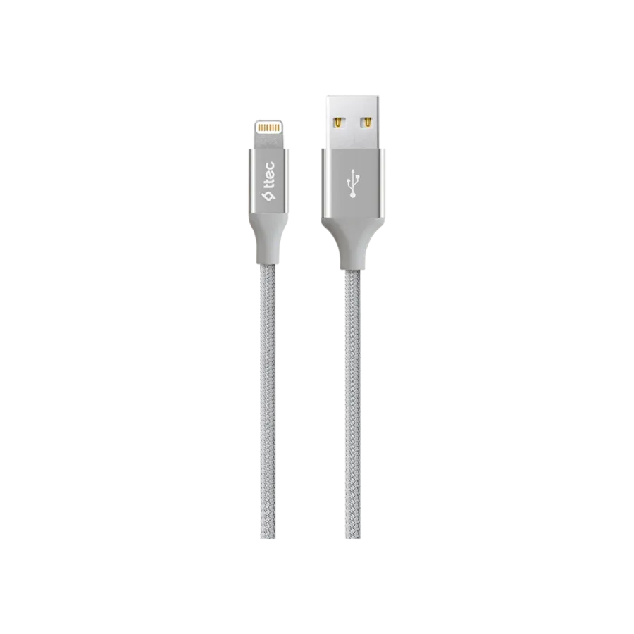 Ttec AlumiCable iPh. Şarj Kablosu Gümüş Şarj Kabloları