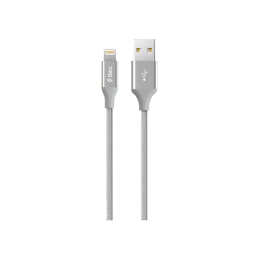 Ttec AlumiCable iPh. Şarj Kablosu Gümüş Şarj Kabloları