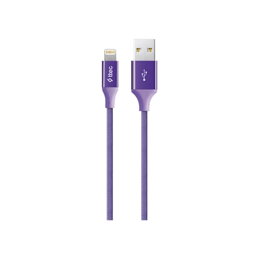 Ttec AlumiCable iPh. Şarj Kablosu Mor Şarj Kabloları