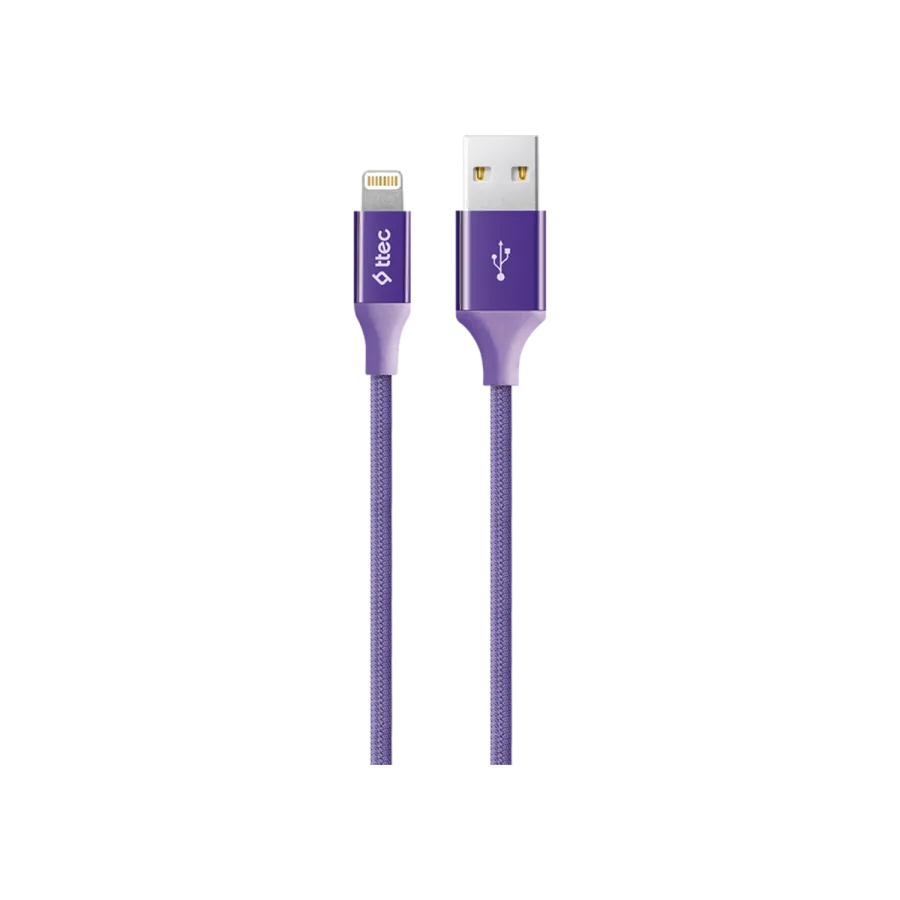 Ttec AlumiCable iPh. Şarj Kablosu Mor Şarj Kabloları