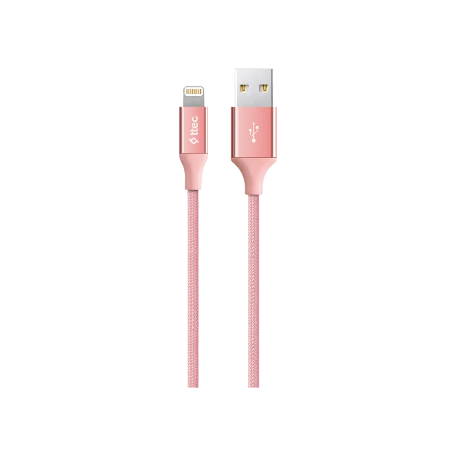 Ttec AlumiCable iPh. Şarj Kablosu Roze Şarj Kabloları