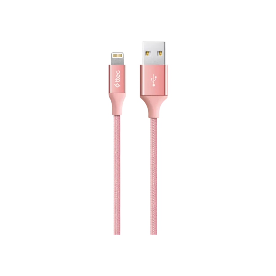 Ttec AlumiCable iPh. Şarj Kablosu Roze Şarj Kabloları