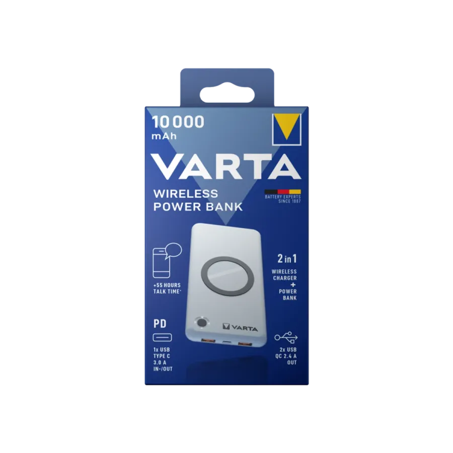VARTA Wireless Powerbank 10000mAh Powerbank