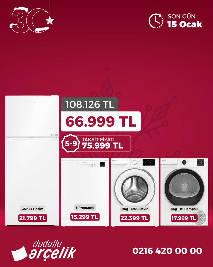 Dudullu Arçelik 4lü Çeyiz Seti 1