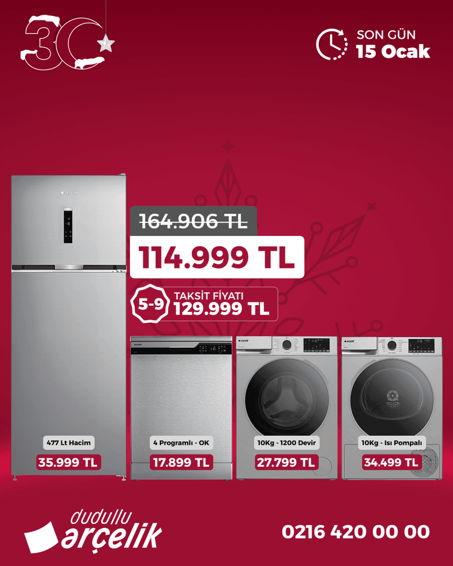 Dudullu Arçelik Çeyiz Seti 5